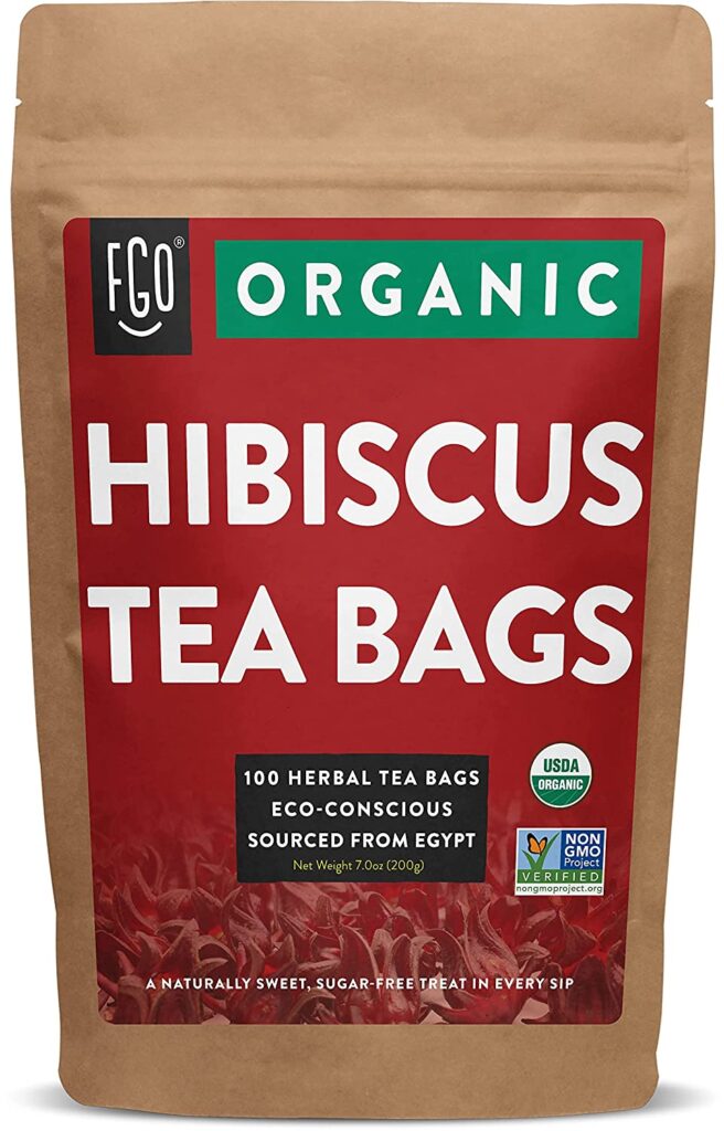 hibiscus tea is tart and berry like
