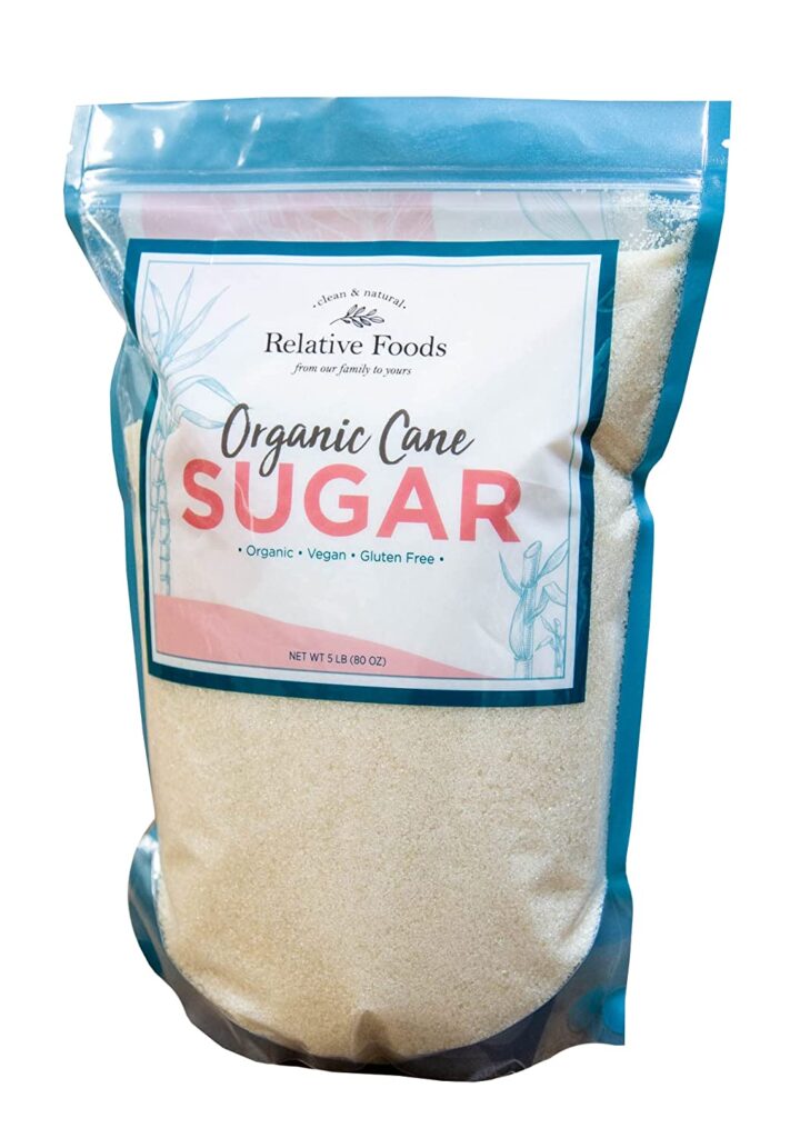 Organic Cane Sugar here