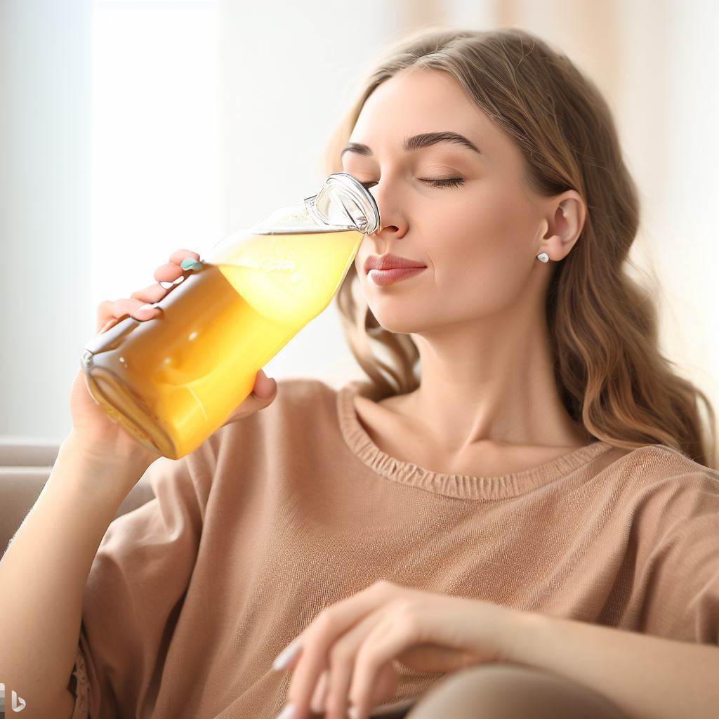 just the smell of kombucha can lower stress