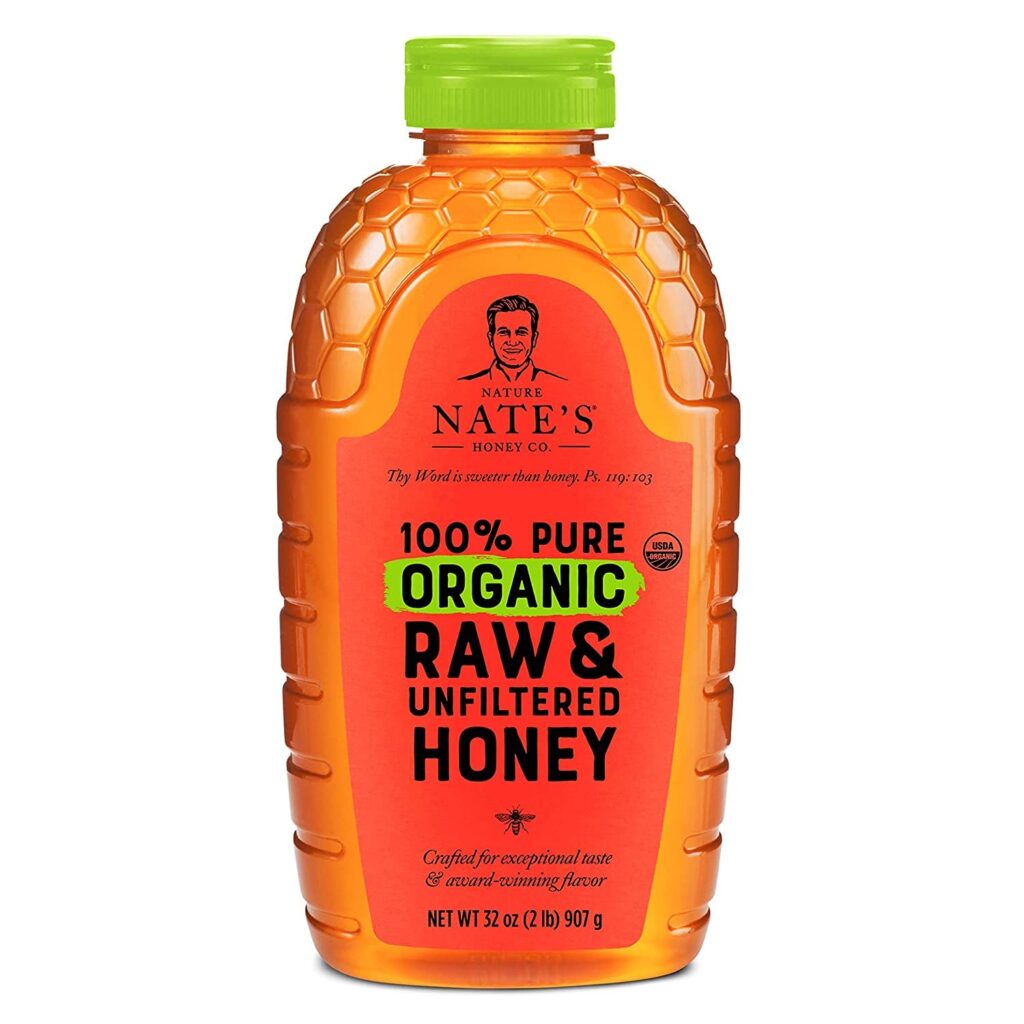 organic raw honey nates